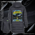 Ladies Long Puffer Jacket - Wizard Motorsport