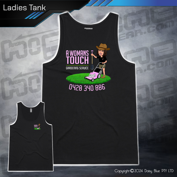 Ladies Tank - A Womans Touch Gardening Service