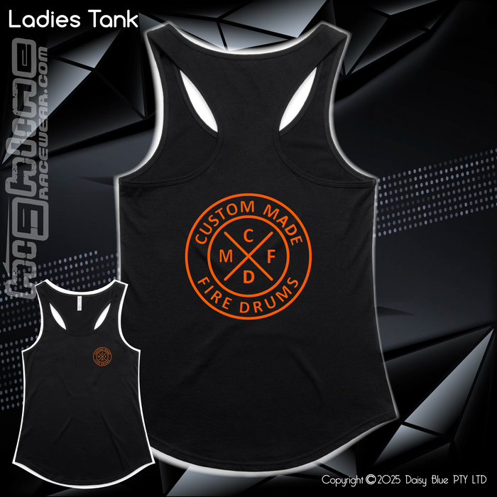 Ladies Tank - Custom Made Fire Drums