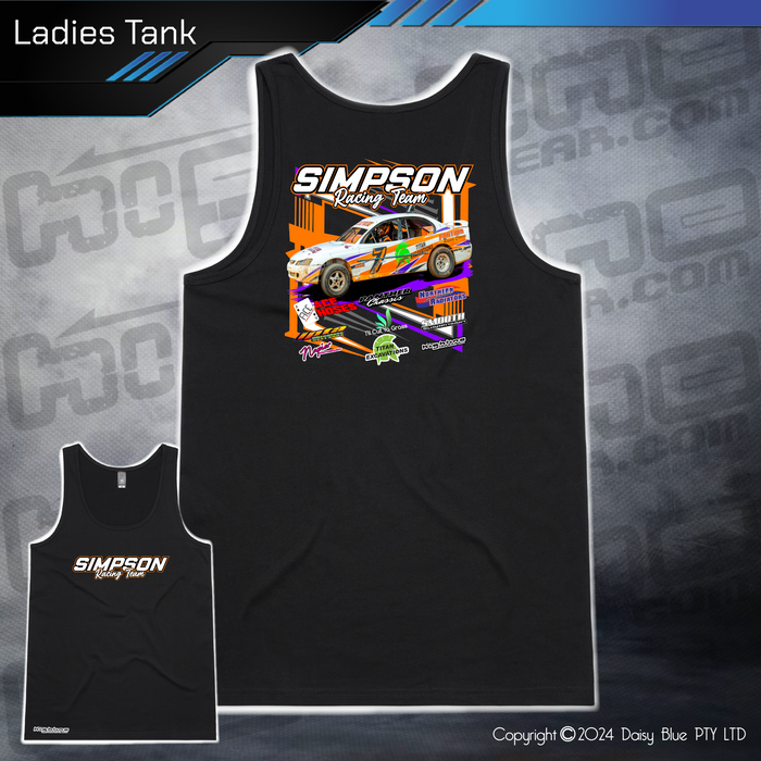 Ladies Tank - Simpson Racing Team