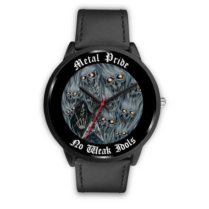 Light Version Black Leather Black Metal Mesh Black Link