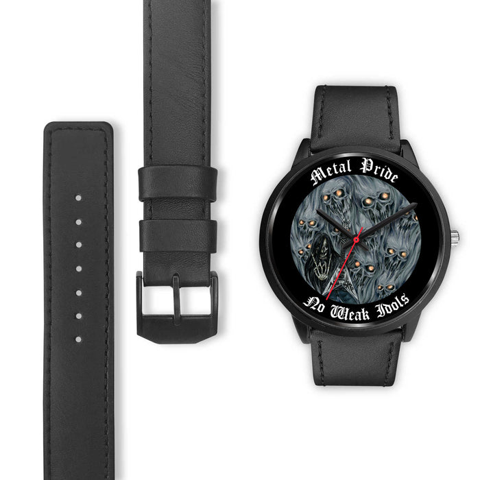 Light Version Black Leather Black Metal Mesh Black Link