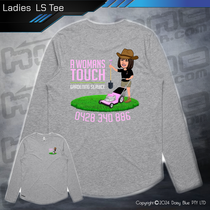 Long Sleeve Tee - A Womans Touch Gardening Service