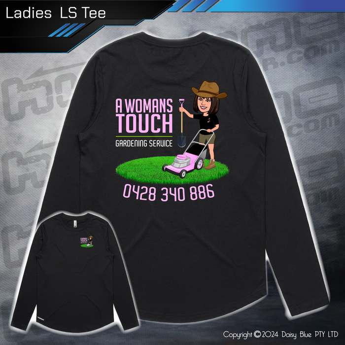 Long Sleeve Tee - A Womans Touch Gardening Service