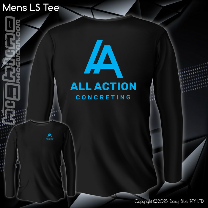 Long Sleeve Tee - All Action Concreting