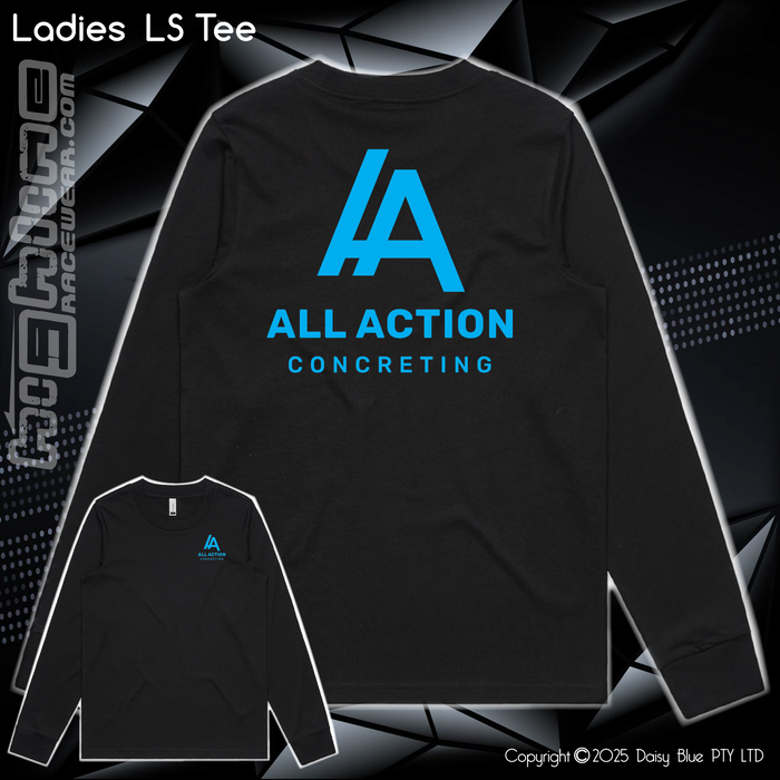 Long Sleeve Tee - All Action Concreting