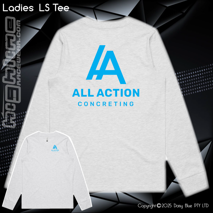 Long Sleeve Tee - All Action Concreting