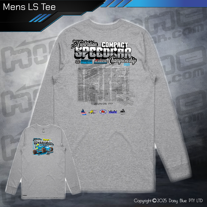 Long Sleeve Tee - Australian Compact Speedcar Championship 2025