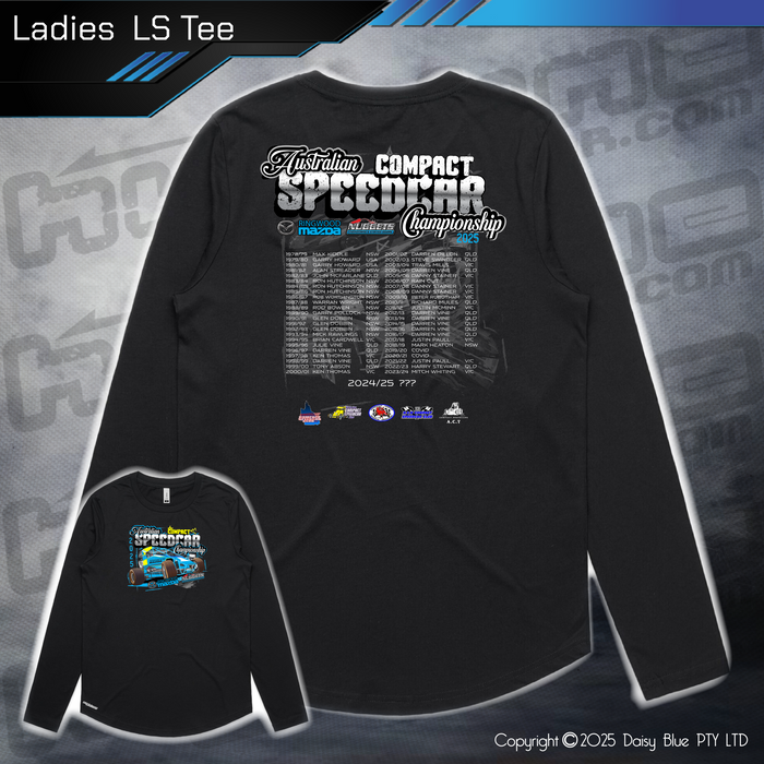 Long Sleeve Tee - Australian Compact Speedcar Championship 2025