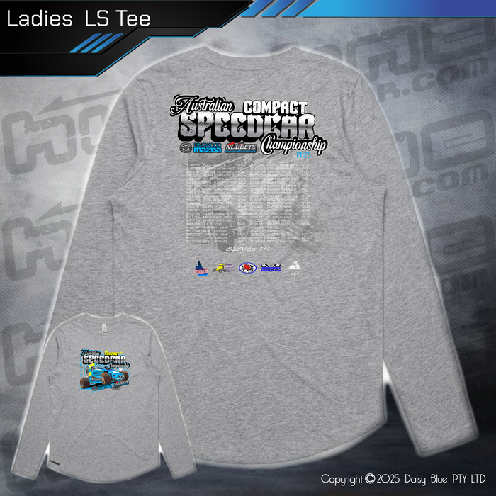 Long Sleeve Tee - Australian Compact Speedcar Championship 2025