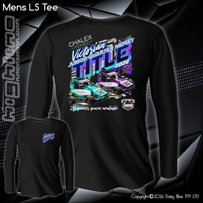 Long Sleeve Tee - Chalex Homes Junior Quarter Midget Vic Title 2026