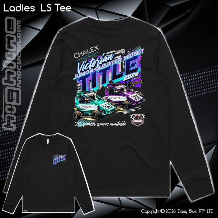 Long Sleeve Tee - Chalex Homes Junior Quarter Midget Vic Title 2026
