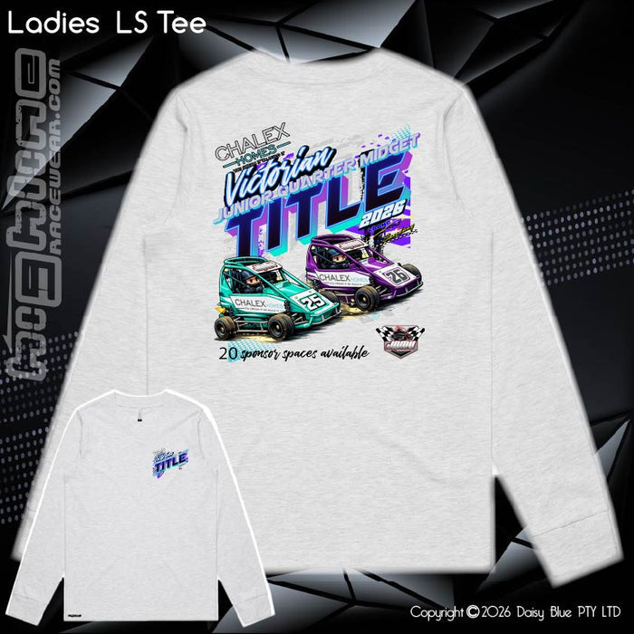 Long Sleeve Tee - Chalex Homes Junior Quarter Midget Vic Title 2026