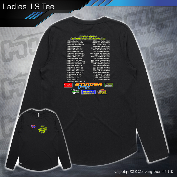 Long Sleeve Tee - GP Midget Australian Title 2025