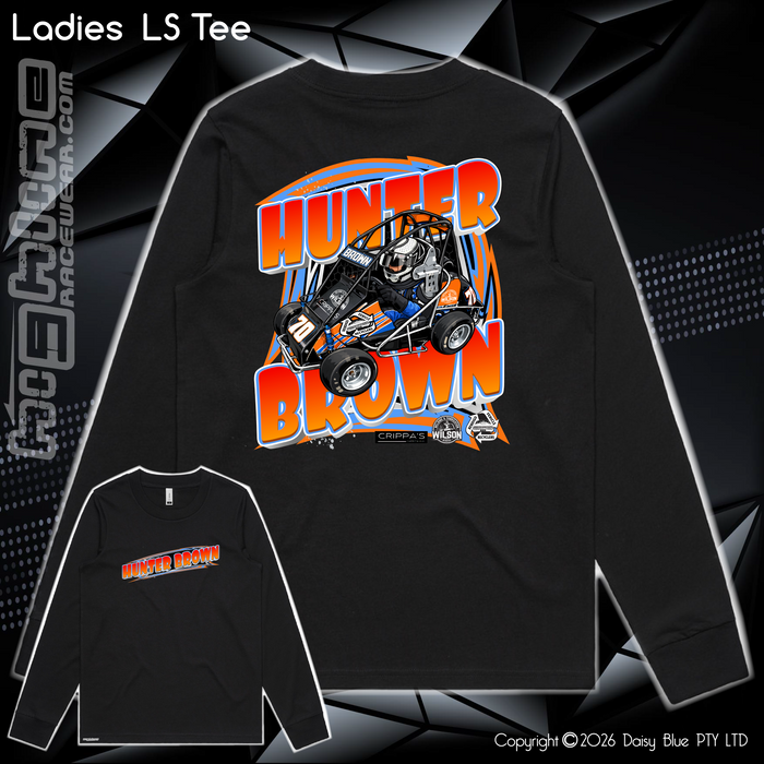Long Sleeve Tee - Hunter Brown