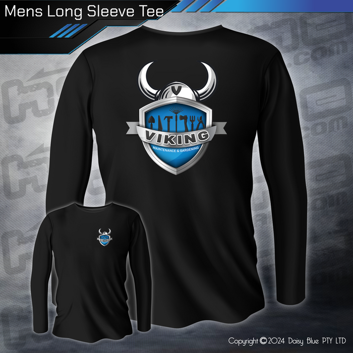 Long Sleeve Tee - Viking Maintenance & Gardening