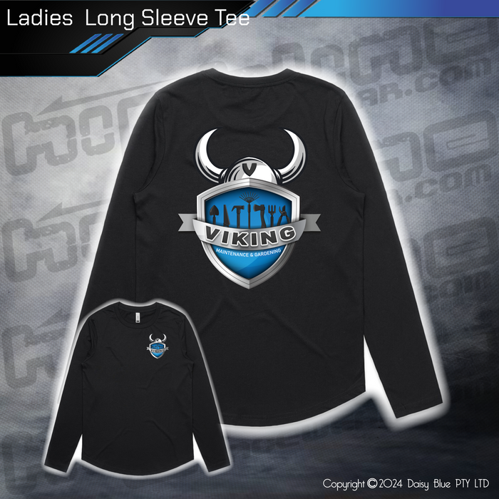 Long Sleeve Tee - Viking Maintenance & Gardening