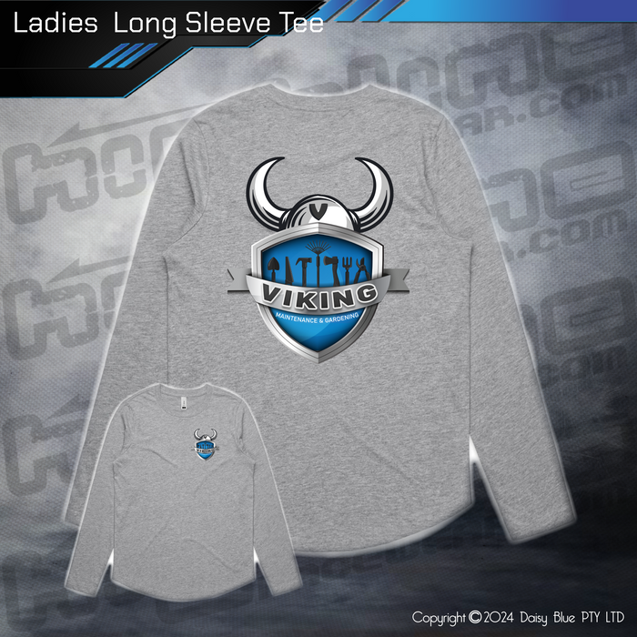 Long Sleeve Tee - Viking Maintenance & Gardening