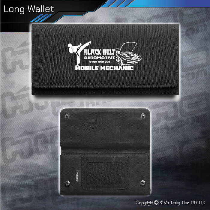 Long Wallet - Black Belt Automotive