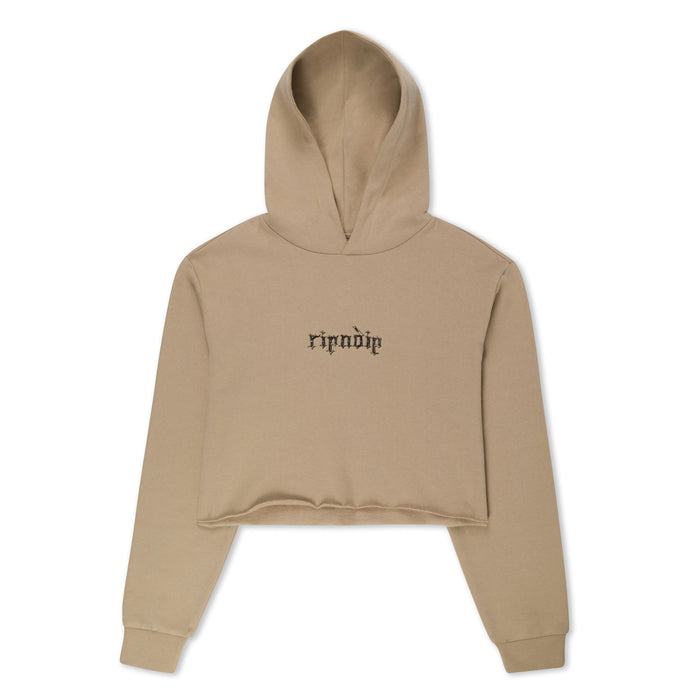 RIPNDIP Los Feliz Cropped Hoodie (Sand)