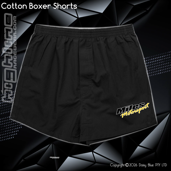 Mens Boxer Shorts - Miles Motorsport