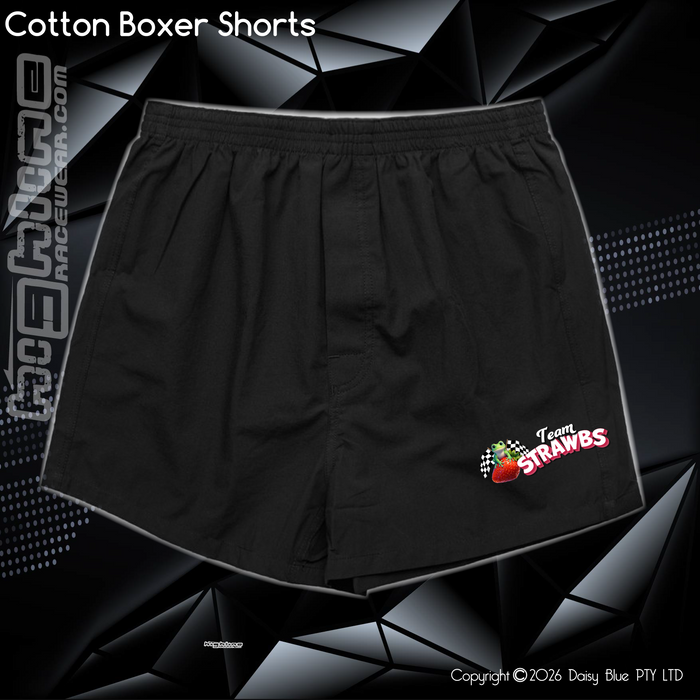 Mens Boxer Shorts - Strawbs