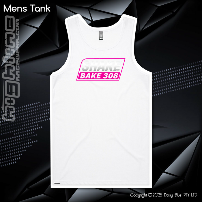 Mens/Kids Tank - Shake Bake 308 Pink