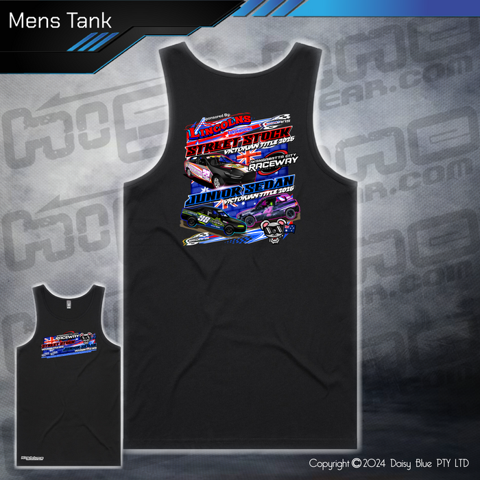 Mens/Kids Tank - Streetie/Junior Vic Title 2025