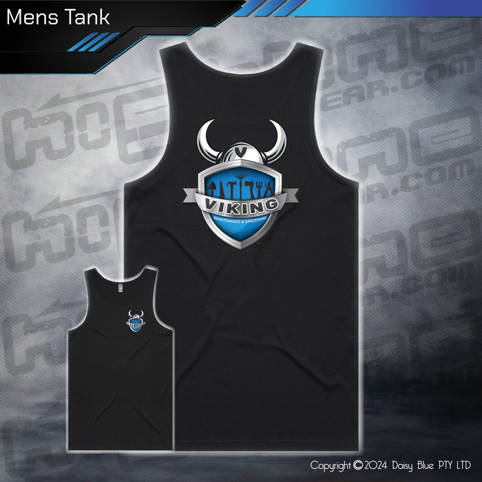 Mens/Kids Tank - Viking Maintenance & Gardening
