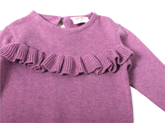 Milan Organic Cotton Ruffle Coverall for Babies by Viverano