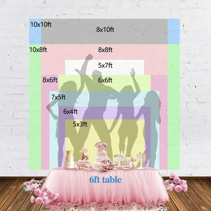 Mocsicka  Princess Backdrop Castle Flowers Happy Birthday Party
