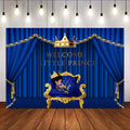 Mocsicka Welcome Little Royal Prince Golden Crown Baby Shower Party Decoration Props-Mocsicka Party