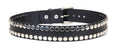 Nailhead Stud 2 Row Studded Punk Influenced Belt By Funk Plus