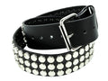 Nailhead Stud 3 Row Studded Punk Influenced Belt By Funk Plus
