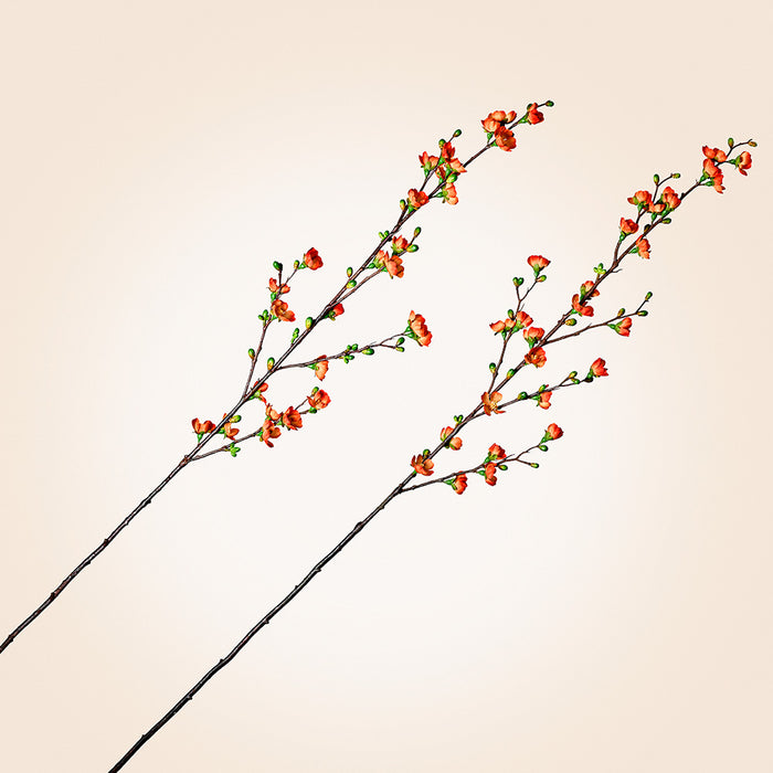 Napa Home & Garden Faux Quince Blossom Branch