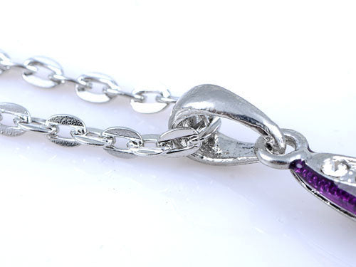 Nautical Purple Starfish Pendant Necklace