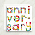 Patterned Anniversary Card
