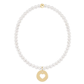 Pearl Love Disc Charm