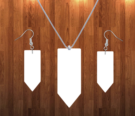 Pencil necklace sets- you get 10 sets - BULK PURCHASE 10pair earrings and 10pc necklace
