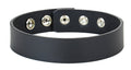 Plain Leather Wide Armlet Armband
