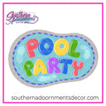 Pool Party Template & Digital Cut File