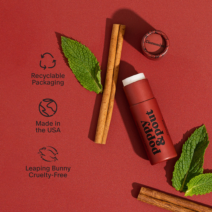 Poppy & Pout - Lip Balm, Cinnamint