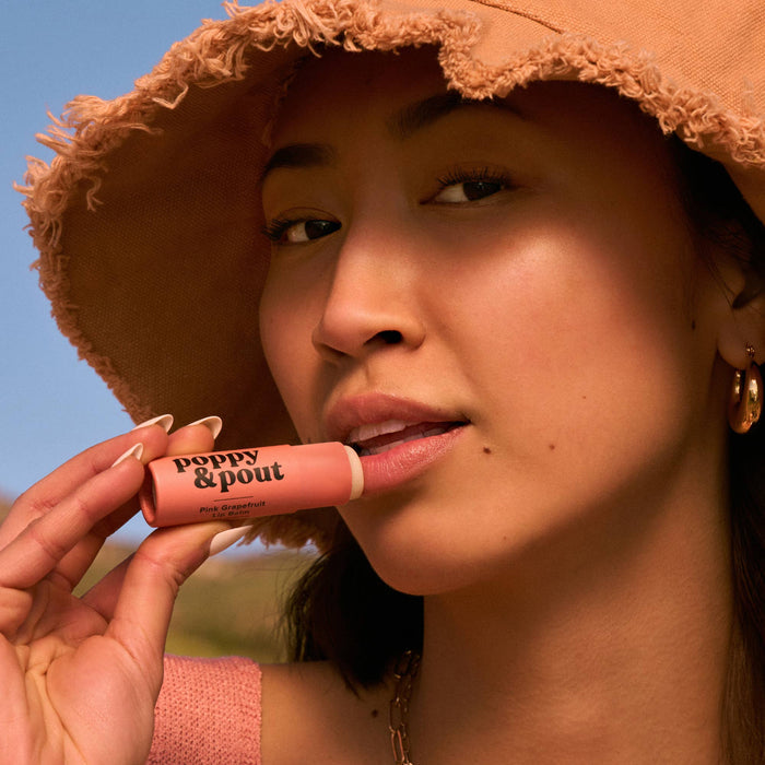Poppy & Pout - Lip Balm, Pink Grapefruit