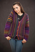 Precious Gems Cardigan Pattern Wisdom Yarns