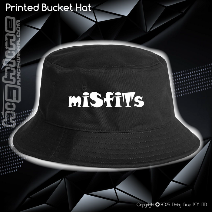 Printed Bucket Hat - 2Wheel Misfits