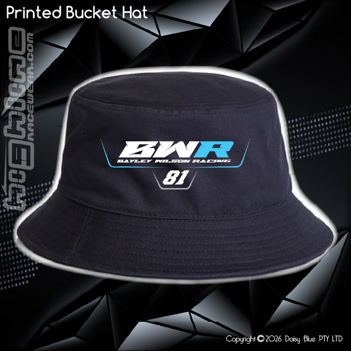 Printed Bucket Hat - Bayley Wilson