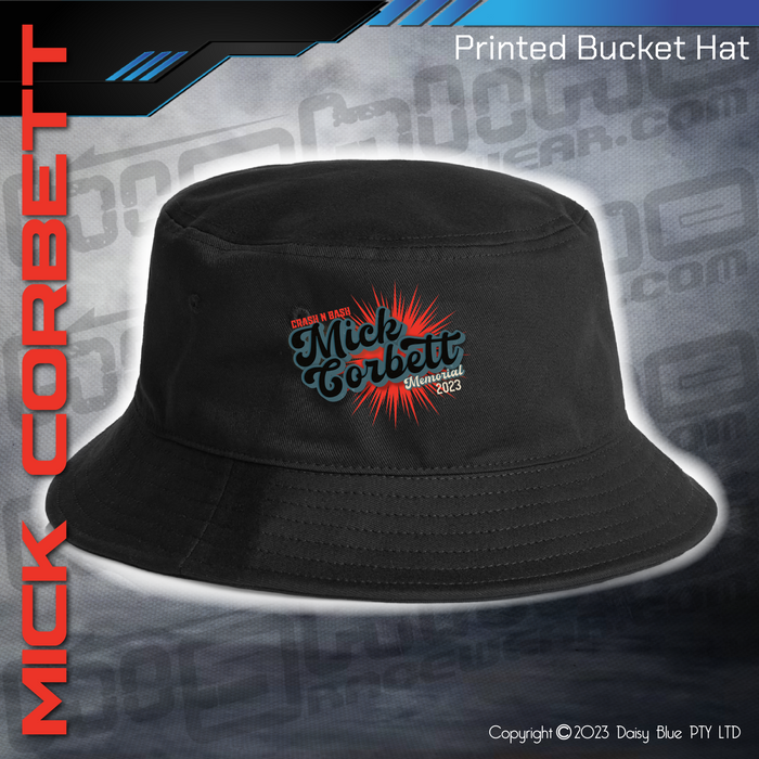 Printed Bucket Hat - Mick Corbett Memorial