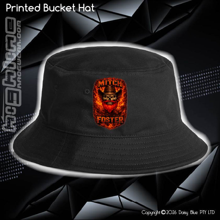 Printed Bucket Hat - Mitch Foster