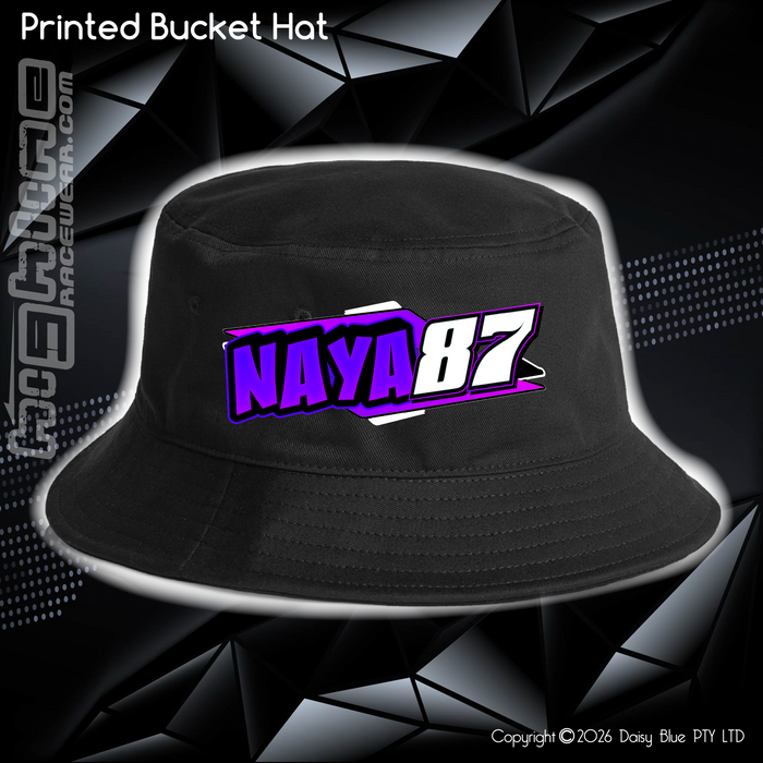 Printed Bucket Hat - Nathan 'NAYA' Fawns