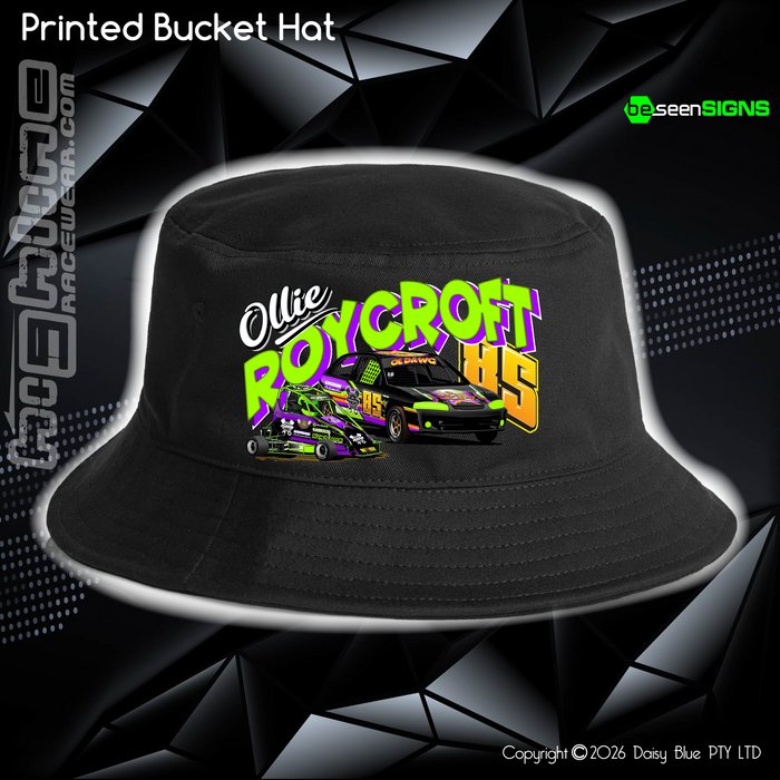Printed Bucket Hat - Ollie 'OL DAWG' Roycroft